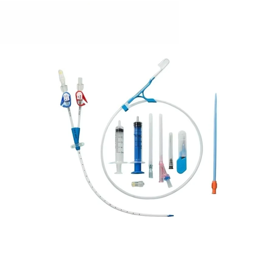 (5pieces)Disposable Dialysis Catheter Double Lumen Hemodialysis Catheter Kits