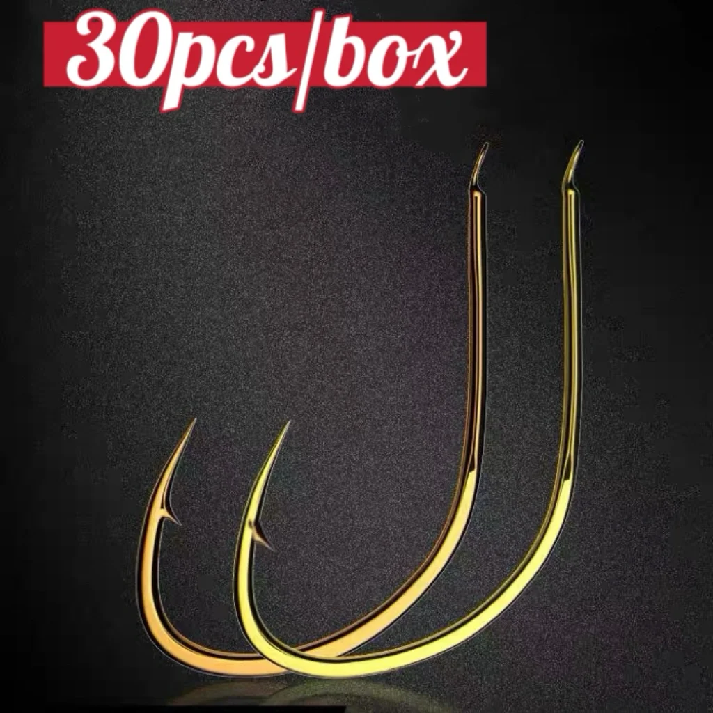 Hameçon God Hook à manche court pour la pêche à la ligne fine, pour carpe, poisson à queue jaune, carpe herbivore et poisson-chat, avec conception de lèvre robuste pour la pêche au poisson