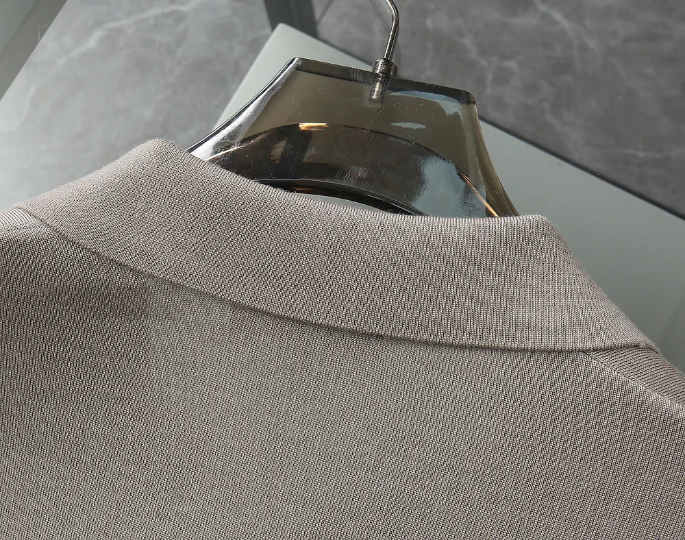 

Old Qianfeng LP men's wool sweater imported Australian 100% wool 25 spring and autumn Haiou collar long-sleeved polo shirt