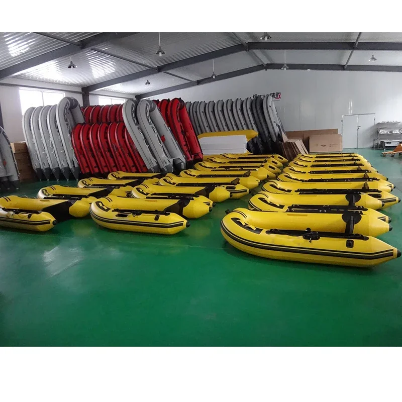 Portable  Rubber Heavy Duty Inflatable Pontoon Fishing Boat Small Inflatable Boat