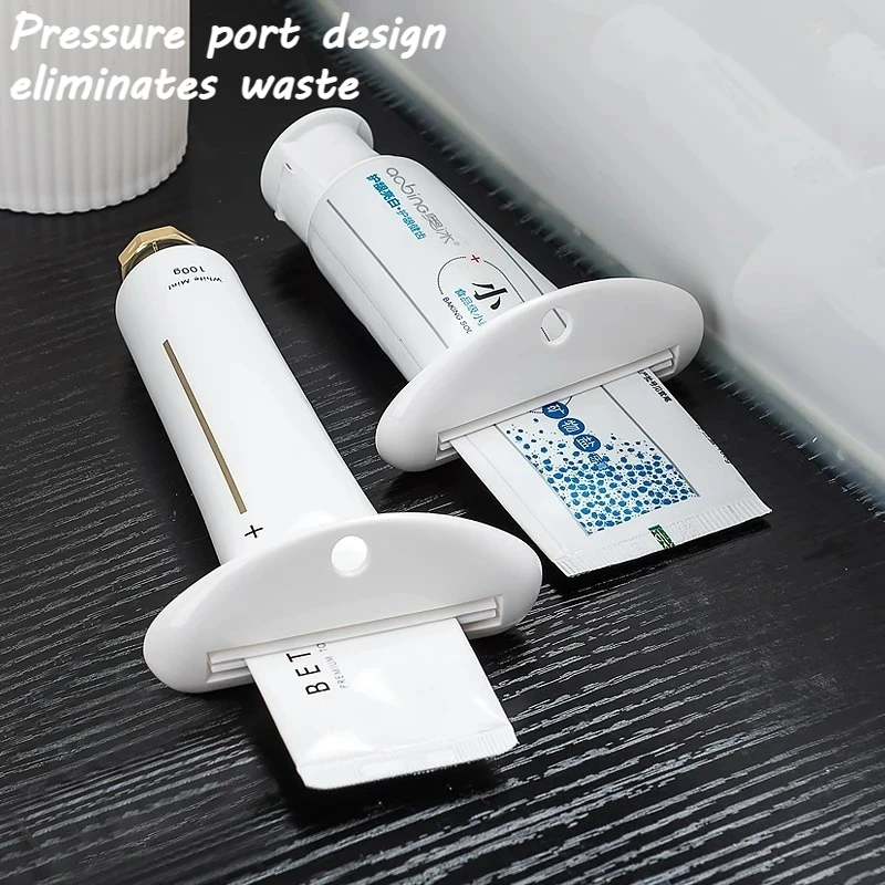 

4pcs Easy-Squeeze Toothpaste Squeezer, Multi-Functional Waste Reducer, Bathroom Accessory - Piece, Multi-Purpose Toothpaste