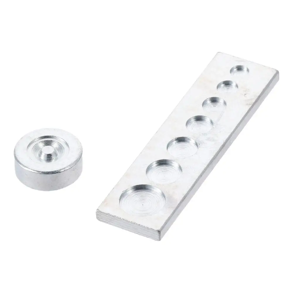 Stainless steel Leather Rivet Setter Silver, purple Rivet Leather Die Punch Punch Installation Leather Rivet Leather Accessories