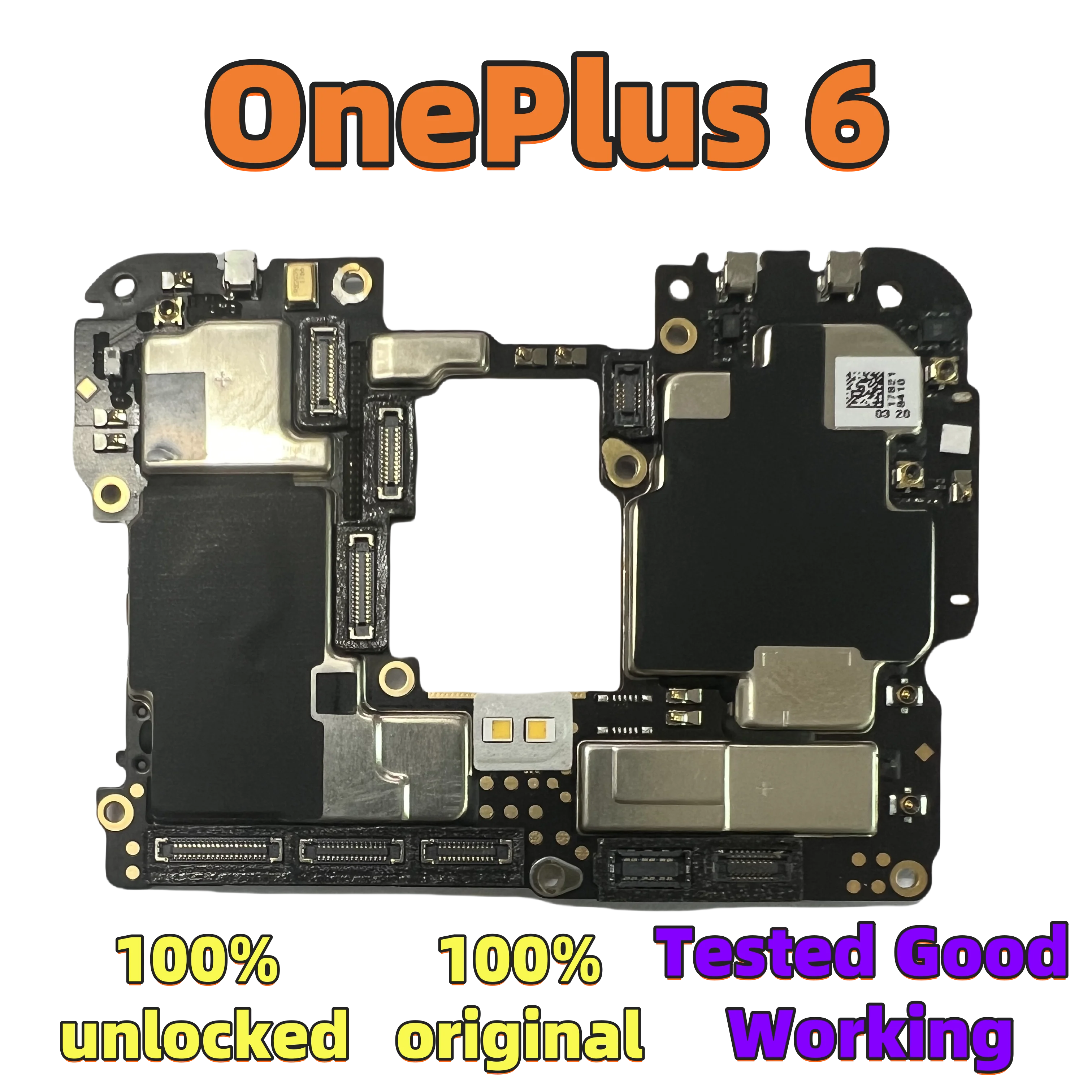 

Original OnePlus 6 Mainboard / Logic Board – Dismantled, No Repair, Full Function