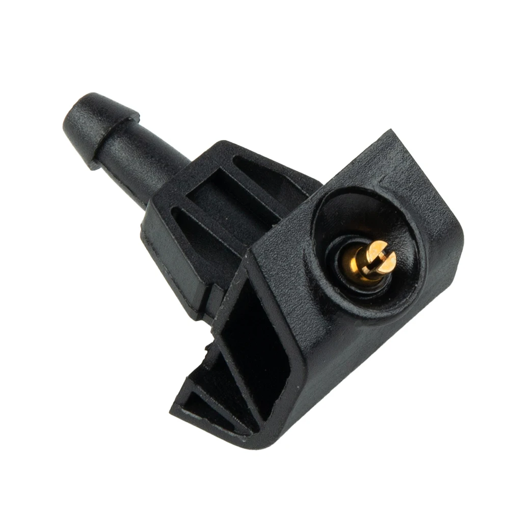 Windshield Washer Nozzles Plastic Metal 1 Hole Brass Auto Accessories Black New For Nissan TIIDA Washer Sprayer