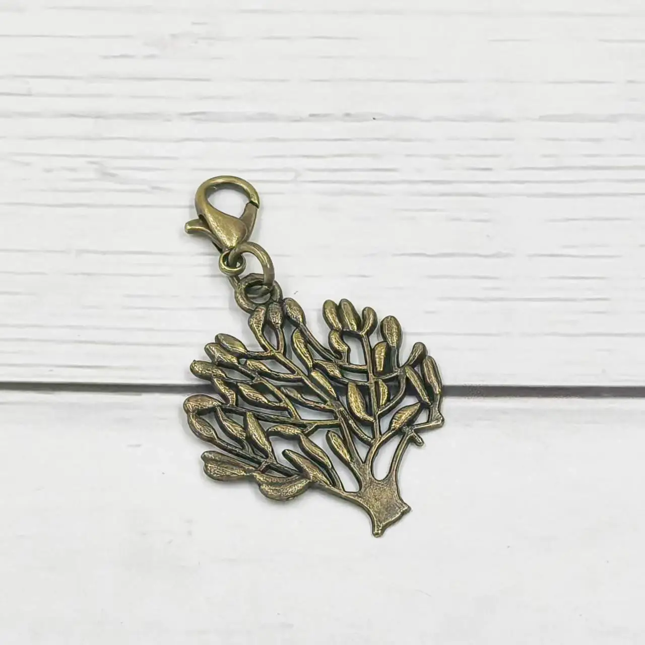 

20PCS Plant Tree of Life Dangle Charm Pendants with Lobster 43mm Long Fit DIY Crafts Accessories Supplies Handmade Materials Bag