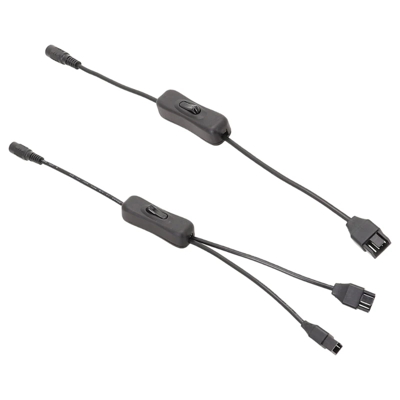 and Control 33cm DC5521 to 4Pin Power Adapter Cable for Multiple PC Fans