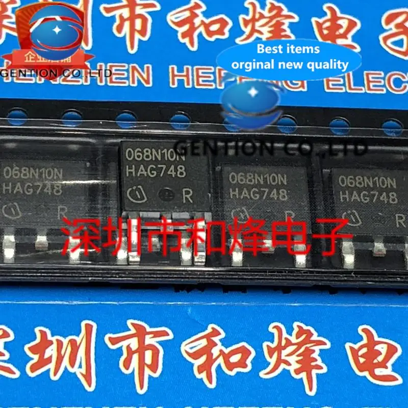 

10 шт. IPD068N10N3G 068N10N TO-252 100 В 90 А в наличии 100% новые и оригинальные