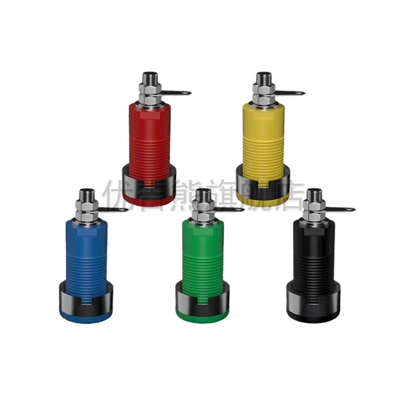 PA material M4*32 high pressure safety type 4mm plug hole panel socket hole 12mm banana socket terminal