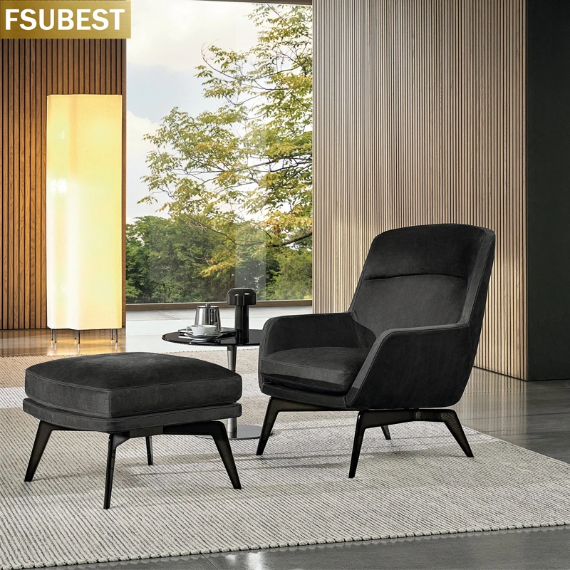 FSUBEST Nordic Single Sofa Minimalist Lounge Chair Designer Chair Cadeira Chaises Silla Fauteuils Living Room Poltronas