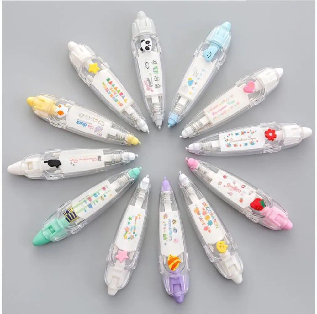 Cute Lace Correction Tape – Korean Kawaii Press Type Decoration for DIY, Journals & School Supplies Correction Stationery