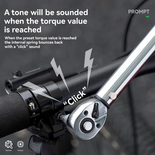 Imagen 2 del producto ROCKBROS-llave de trinquete de torsión de 72 dientes, kits de herramientas de reparación de bicicletas de 2-24Nm, juego de llaves de trinquete, Kit de reparación de ciclismo, herramienta de reparación de bicicletas