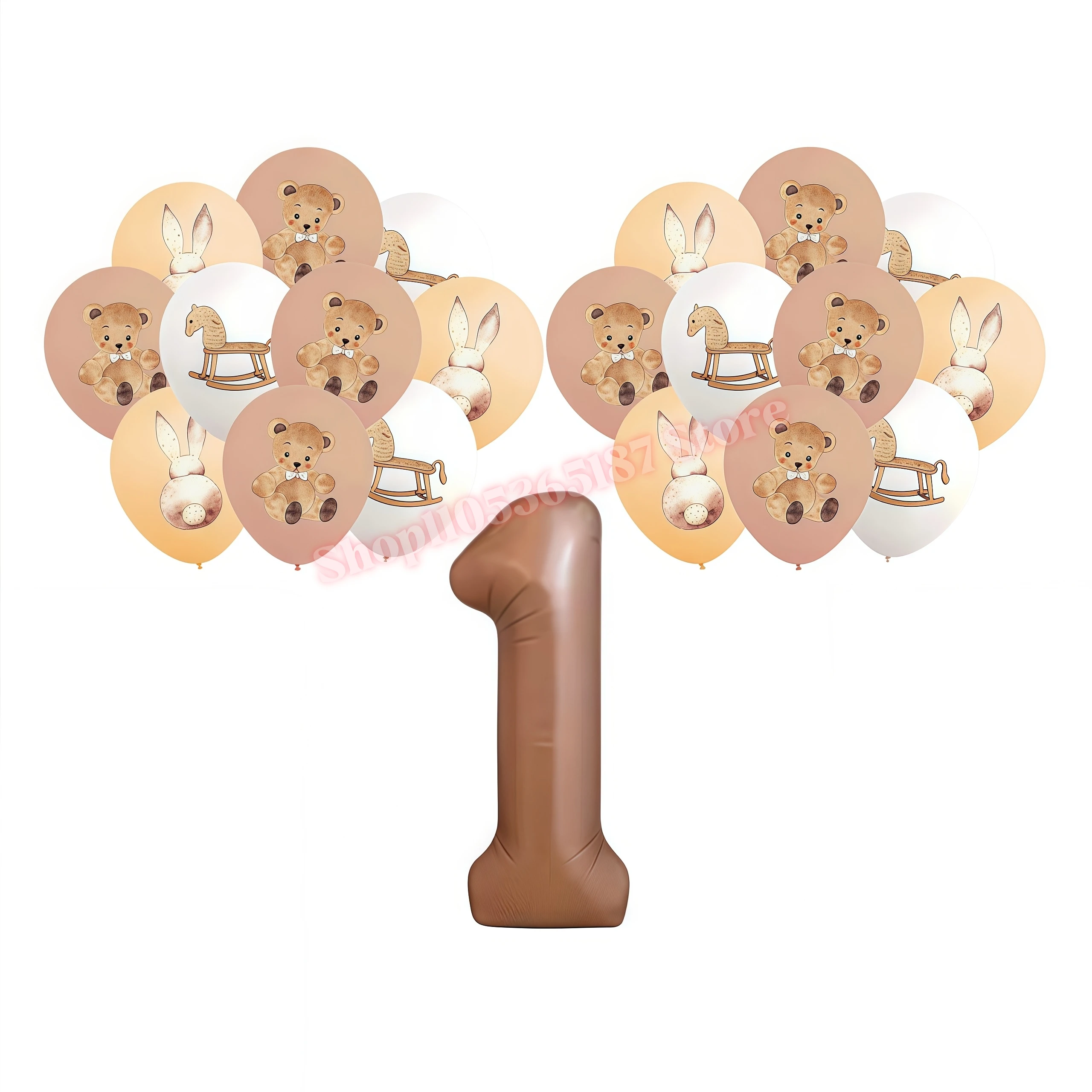 Hello Baby Geschlechts-Enthüllungs-Party-Zubehör Mädchen Junge Banner Flaggen Girlande Ballon für Babyparty 1. Geburtstag Dekoration – Detail 22