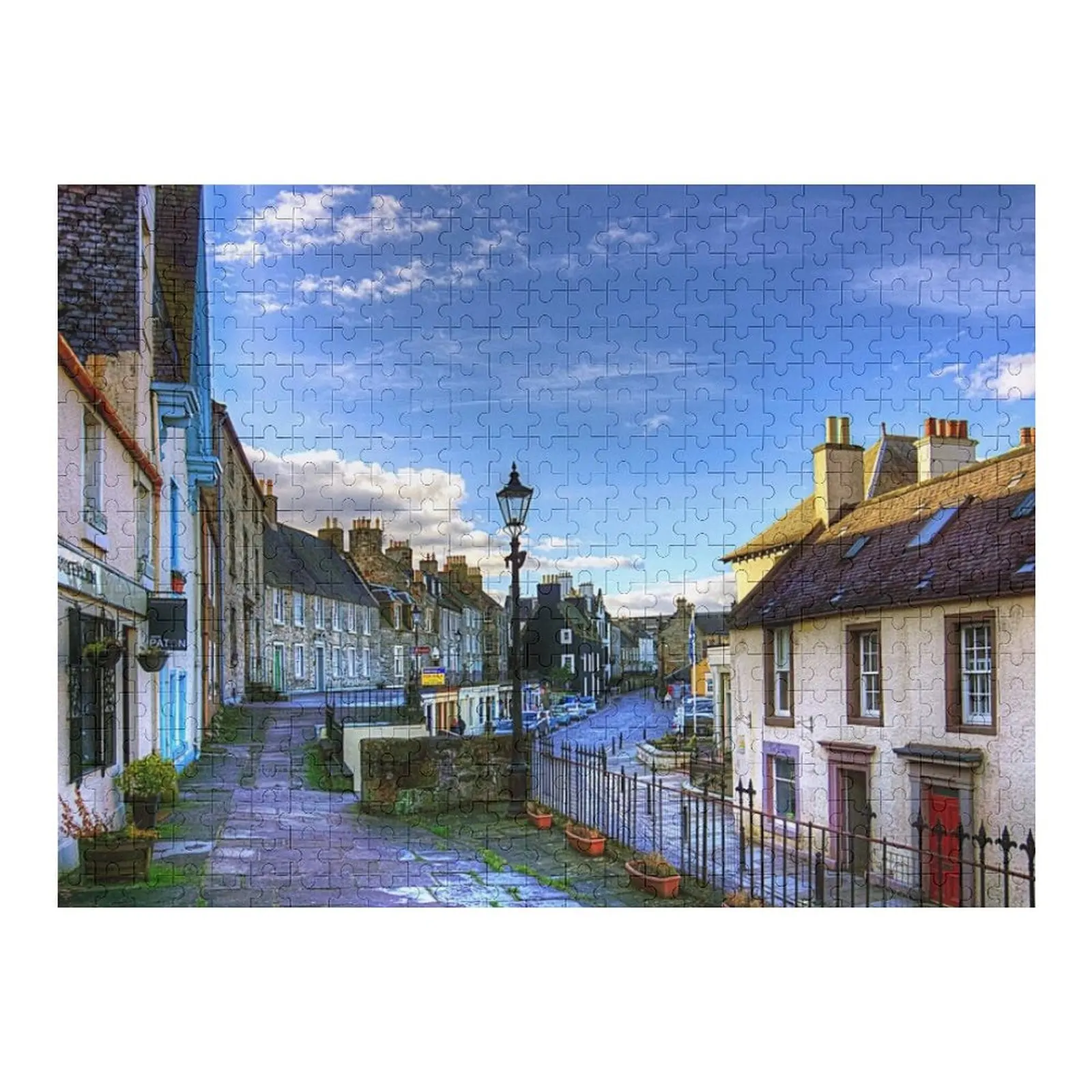 

The High Street from East Terrace Jigsaw Puzzle Custom Child Gift Wood Name Custom Gifts Puzzle