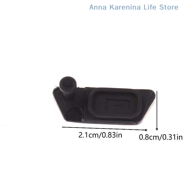 Penutup Debu Port Pengisian Daya Paket Tunggal untuk Garmin Edge 530 830; Dilengkapi Tutup Karet dan Aksesori Bawah.
