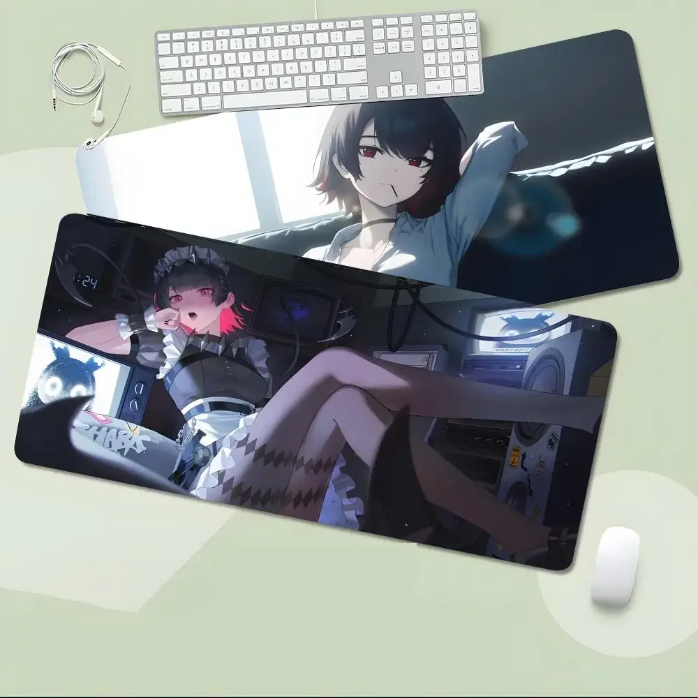 game character Zenless Zone Zero Ellen Joe Mouse Pad Non-Slip Large Desk Mat Thick Stitched Edge Gaming Mousepad