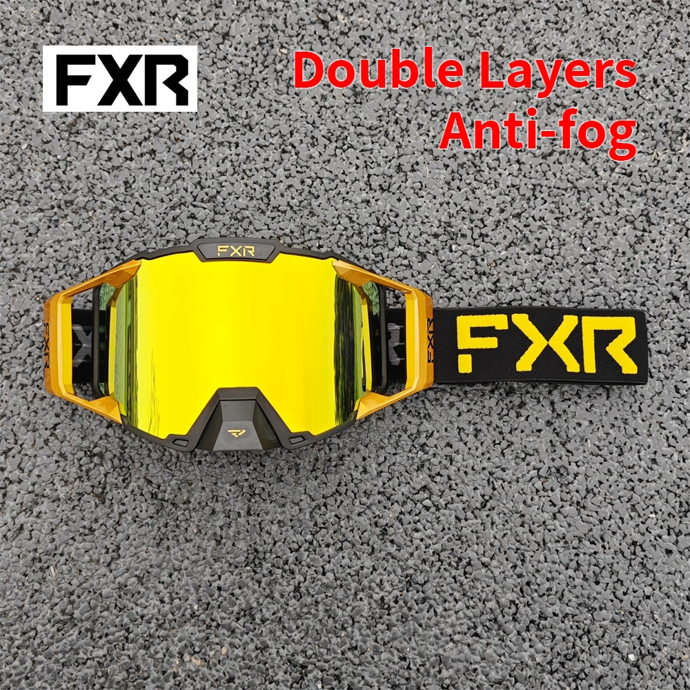 

FXR Anti-Fog Motocross Glasses Motorcycle Sunglasses Man MTB ATV Mask Windproof Protection Skiing Cycling Racing Off-Road Goggle