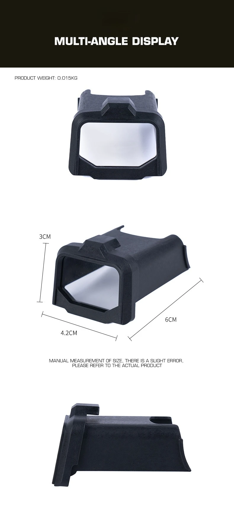 Optischer Schutzüberzug für EOTECH Serie 558 Style Red Dot Objektiv & Netzschutz für Airsoft Reflexvisier-Schutz – Detail 3