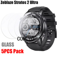 5pcs for Zeblaze Stratos 2 Ultra Smart watch Tempered Glass Screen Protector 9H 2.5D Film