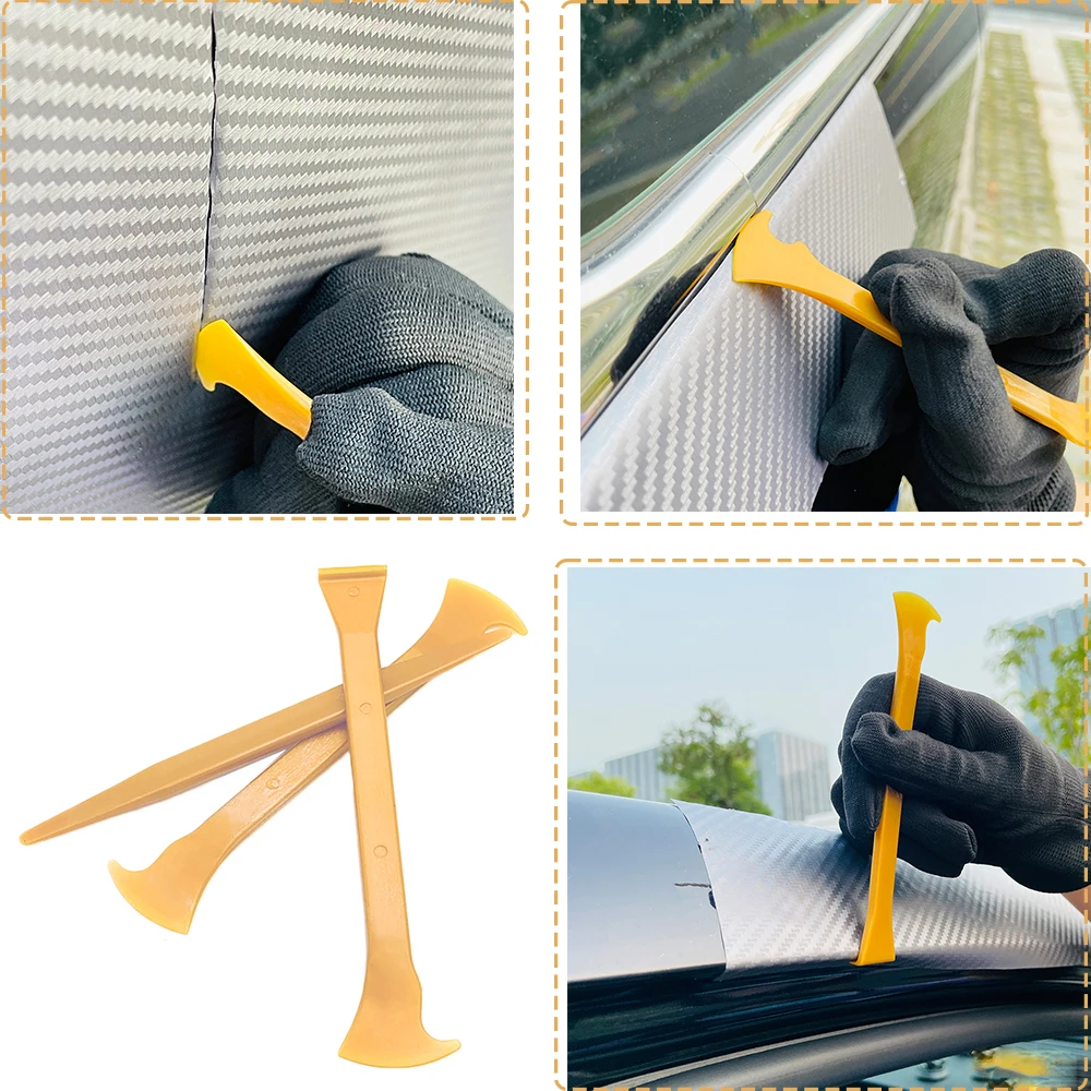 TOFAR Carbon Fiber Film Magnetic Vinyl Car Wrap Micro Stick Squeegee Set Window Tint Scraper Sticker Install Tucking Tools Kit