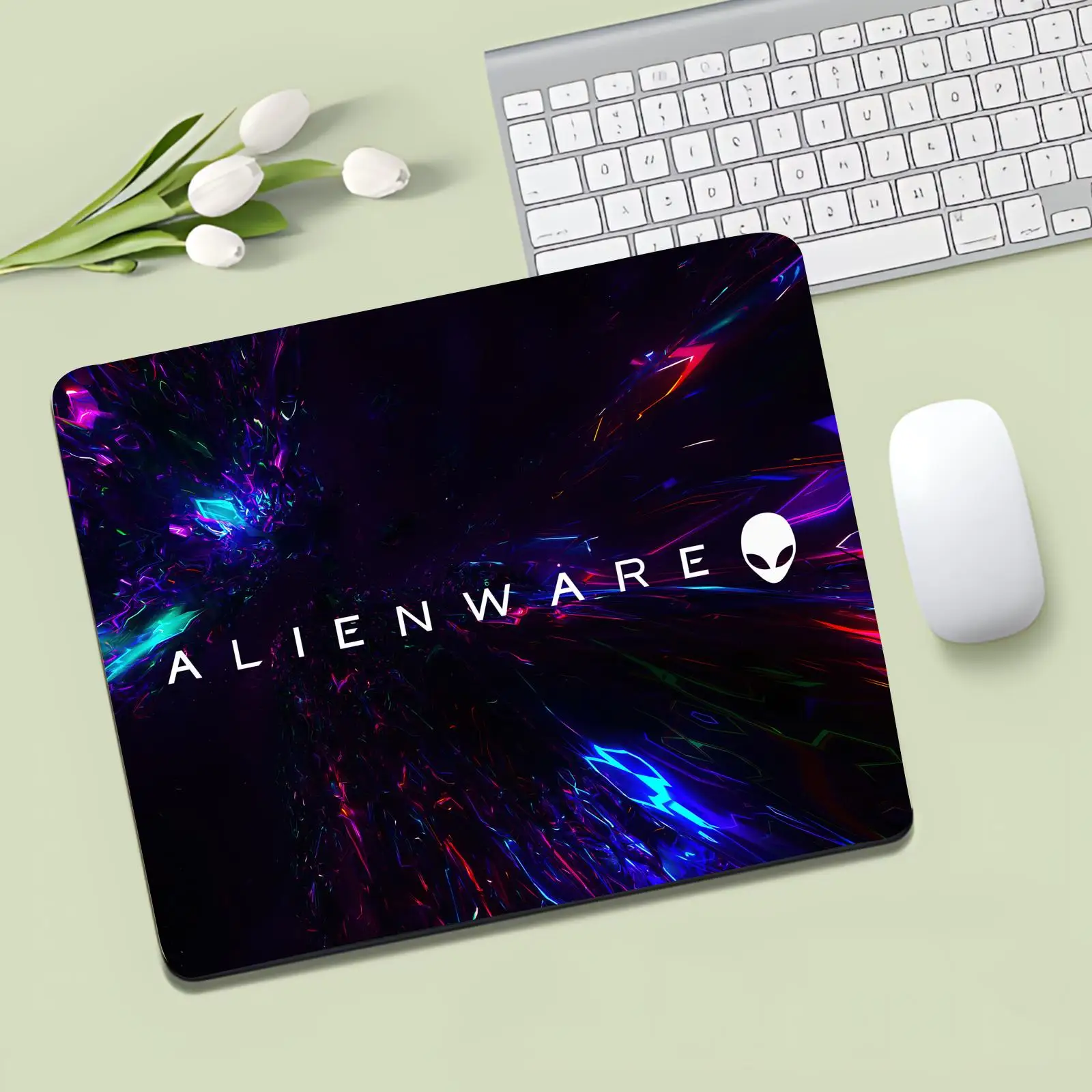 Alienware Mouse Pad Cartoon rubber Small mouse pad desktop computer office keyboard e-sports ROGs game