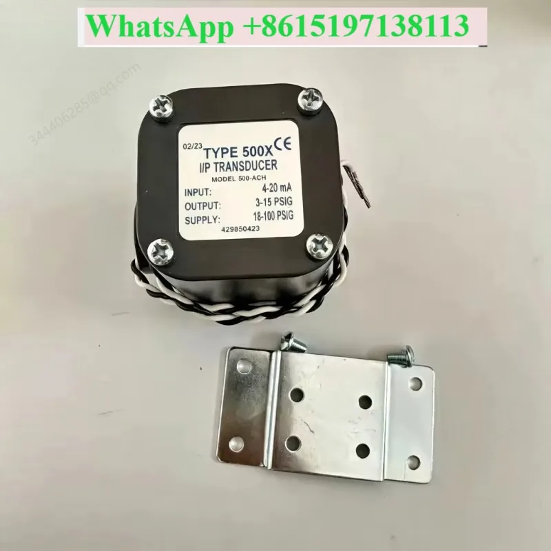 I/P Electrical Pressure Transducer 500-ACH 4-20mA Input 3-15PSI Output Electro-Pneumatic Converter