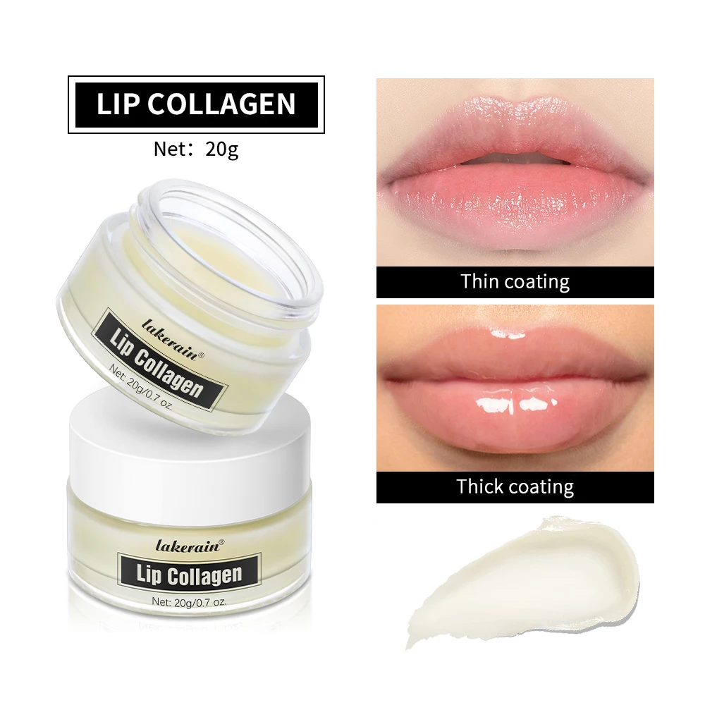 

Collagen Lip Balm Moisturizing Anti Cracking Fade Lip Line Brightening Repair Nourishing Hydrating Lipstick Lips Care Products
