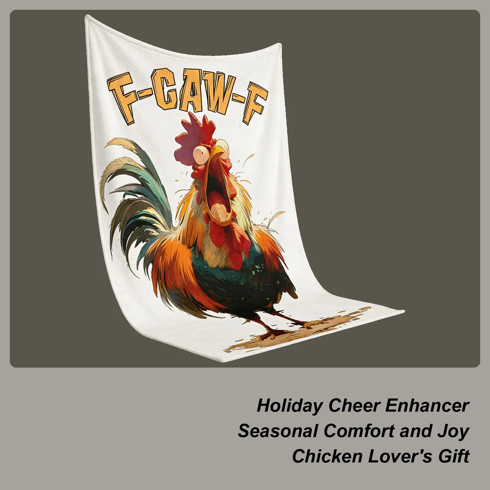 

Funny Throw Blanket Chicken Soft Warm Wrap Novelty Blanket Bed Throws Bedroom Decor For Couch Bedroom Living Room Farmhouse