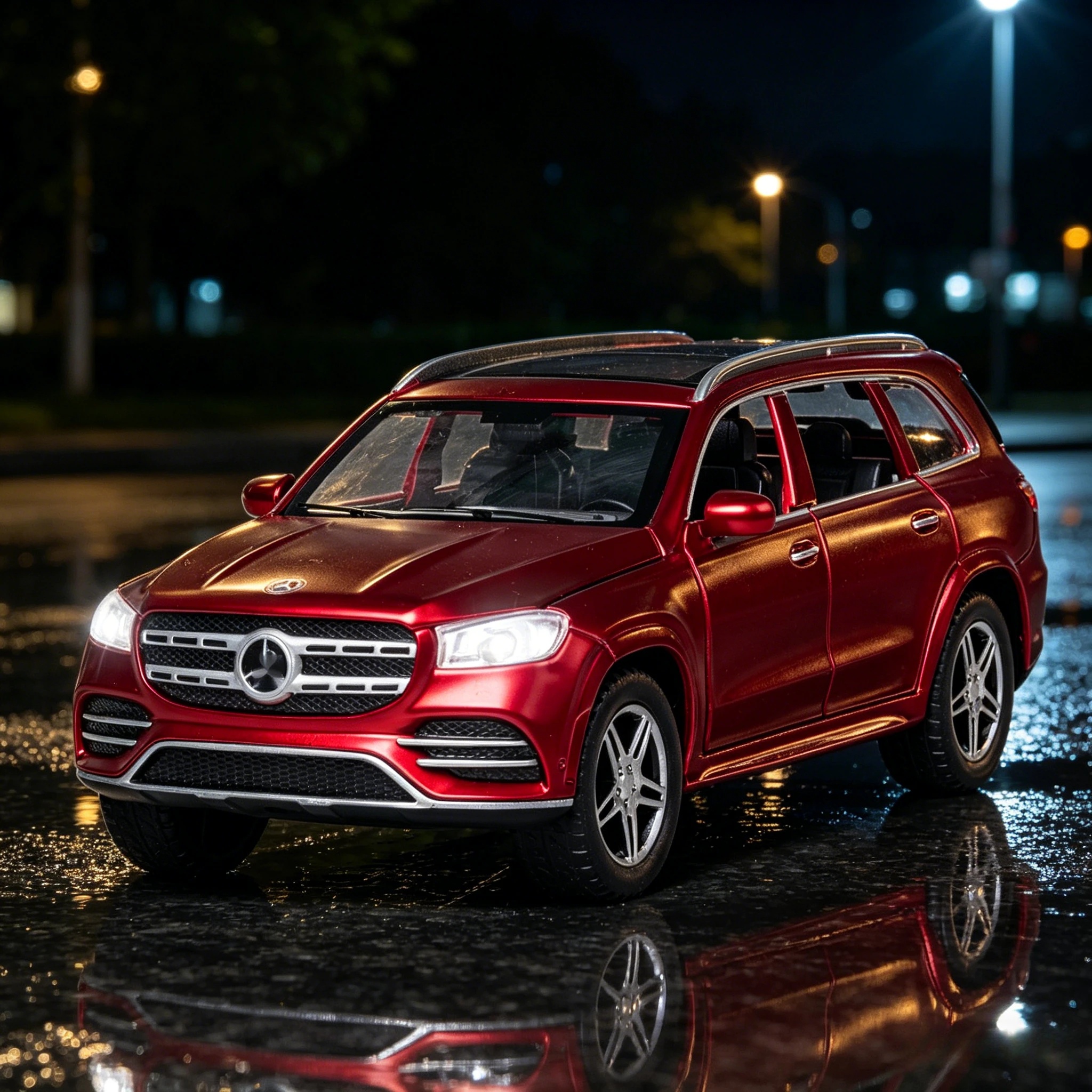 

1:32 GLS580 SUV Alloy Car Model Diecasts & Toy Vehicles Metal Car Model Collection Sound Light Simulation Childrens Toy Gift