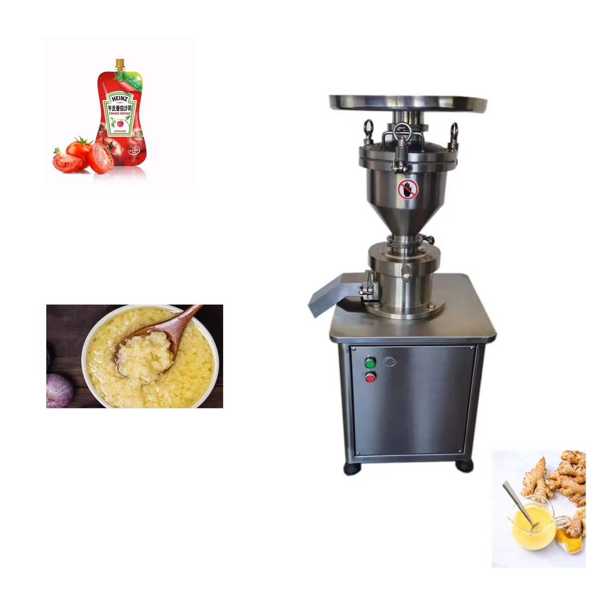 

Tomato Sauce Grinder Garlic Ginger Sauce Making Machine/Ginger Garlic Grinder Wet Crusher Vegetable Sauce Grinder/Humus