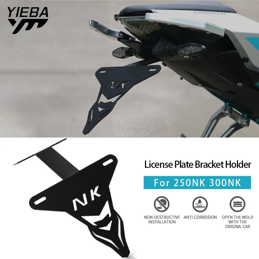 

Motorcycle License Plate Holder Rear Fender Tidy Eliminator Registration Bracket For CFMOTO CF 250NK NK250 300NK NK 250 300 NK