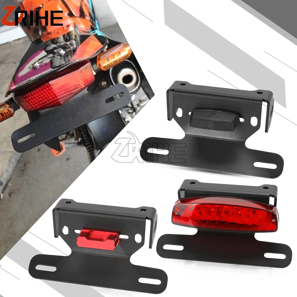 

DRZ400 License Plate Holder Brake Light Turn Signal For Suzuki DRZ400SM DRZ 400 SM/S/E Motorcycle Tail Tidy Fender Eliminator