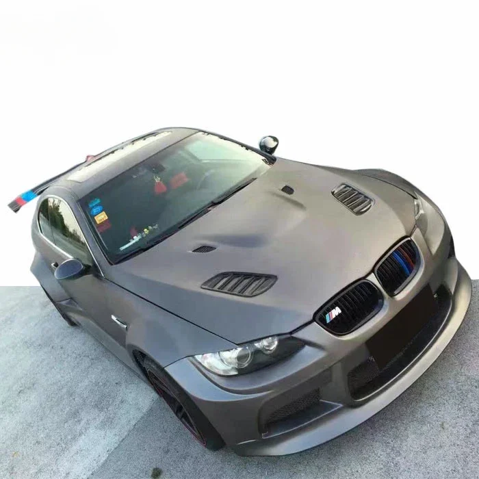 Kit de carrocería ancha para bmw serie 3 M3 E90 E92 E93 con capó