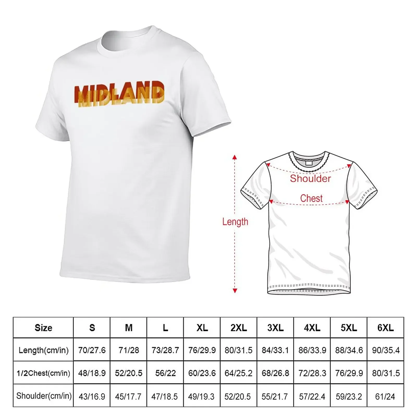 New Midlánd bánd (2) T-Shirt Short sleeve tee heavyweight t shirts man clothes sports fan t-shirts Men's t-shirt