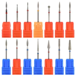 1pc Diamond Milling Cutters For Manicure Rotary Nail Drill Bit Eletric Pedicure Machine Equipment Accessory Cuticle Remove Tools