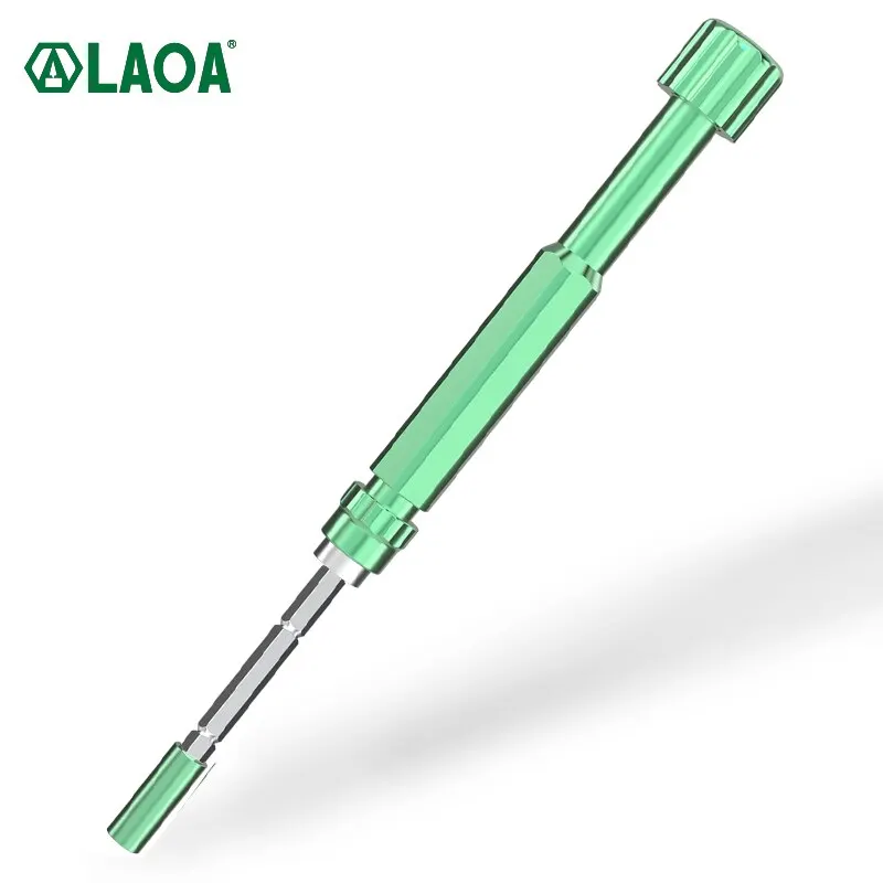 

LAOA Precision Screwdriver Handle Telescopic Handle Suitable for 4mm Bits Assembly and Maintenance Work