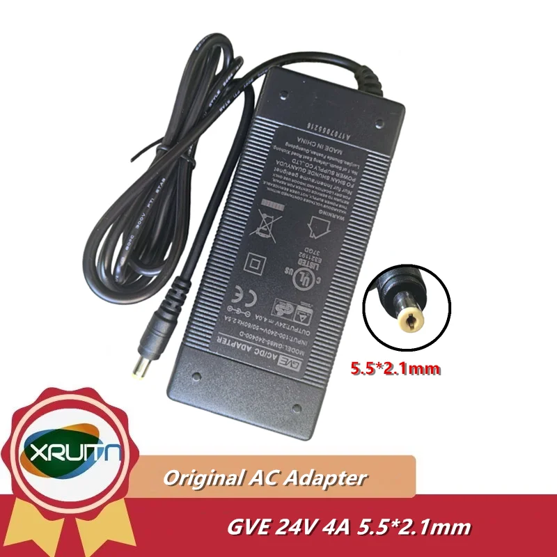 

Genuine GVE GM85-240400-F GM85-240400-D AC DC Adapter 24V 4A 96W Charger Power Supply 5.5*2.1mm GM95-240400-F GM95-240400-D