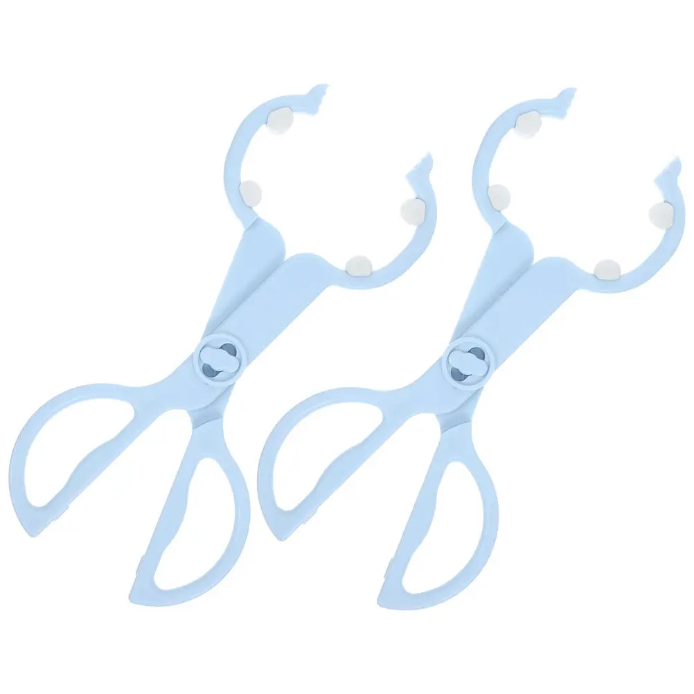 2Pcs Baby Bottle Tongs Anti-Scald Nursing Clip Heat Resistant Reusable Feeder Clamp Multi-Function Baby Bottle Clamp Tool