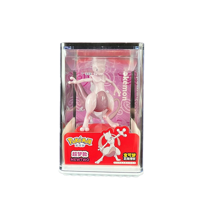 Autentico Pok è mon Mobile GENGAR CHARIZARD Figura fatta a mano Pikachu MEWTWO Cartoon Doll Ornament Giocattolo per bambini Regalo di Natale