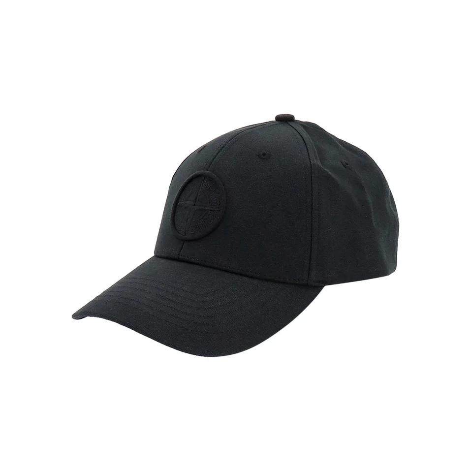 STONE ISLAND Cotton Baseball Caps Men's Black 801599661A0029