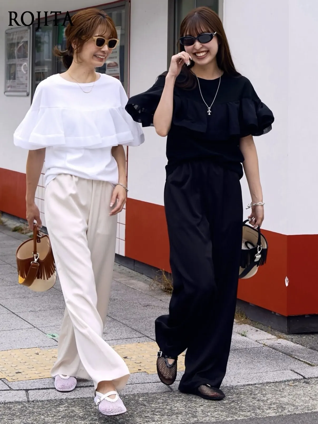 Women Patchwork Mesh Ruffle T Shirt Crew Neck Loose Grey Casual Top Sweet Double Layer Chiffon Ruffle Spliced Short Sleeve Tee