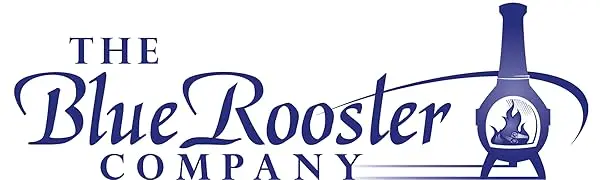 Company logo- The Blue Rooster Company chiminea outdoor fireplace chiminea firepits