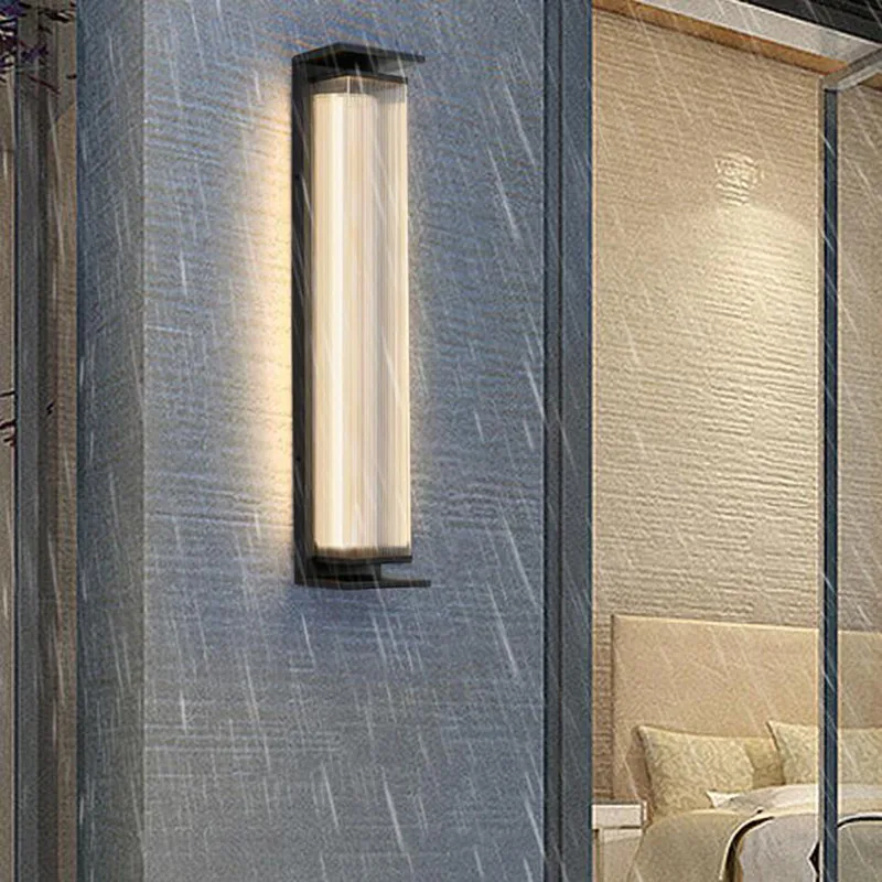 

Waterproof outdoor wall lamp LED Long wall lamp IP65 Aluminum Light Garden Villa porch Sconce Light 110V 220V Outdoor light