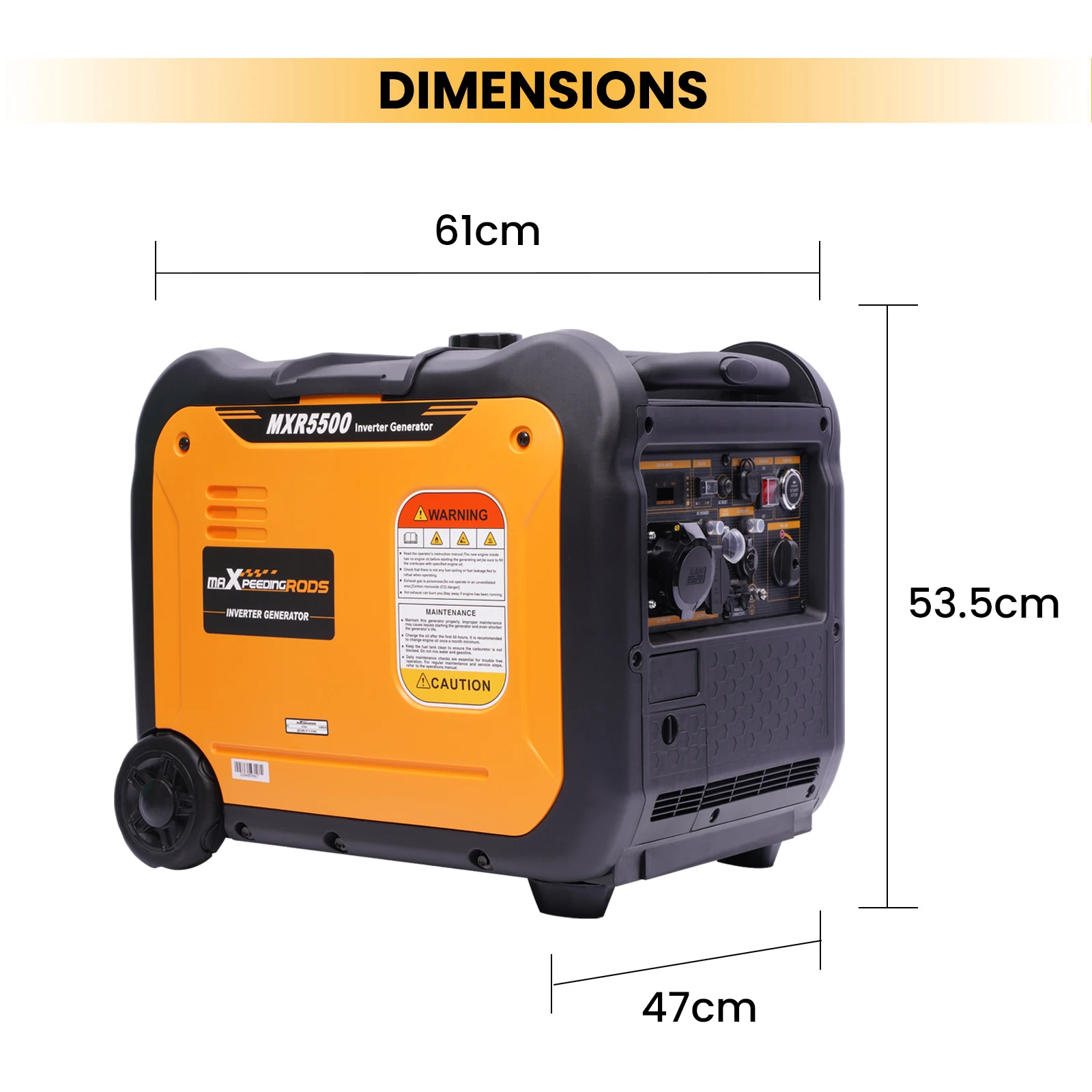 5.5kw Inverter Electric Generator for Domestic Fuel Oil Generator Set