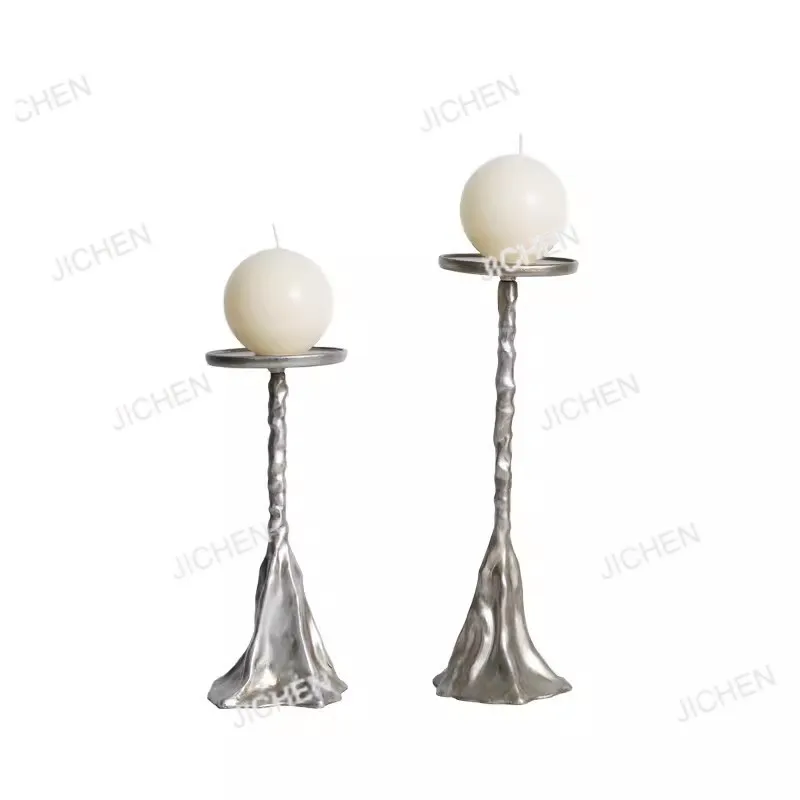 

Simple retro light luxury resin hill candlestick ornament hotel lobby living room entrance jewelry