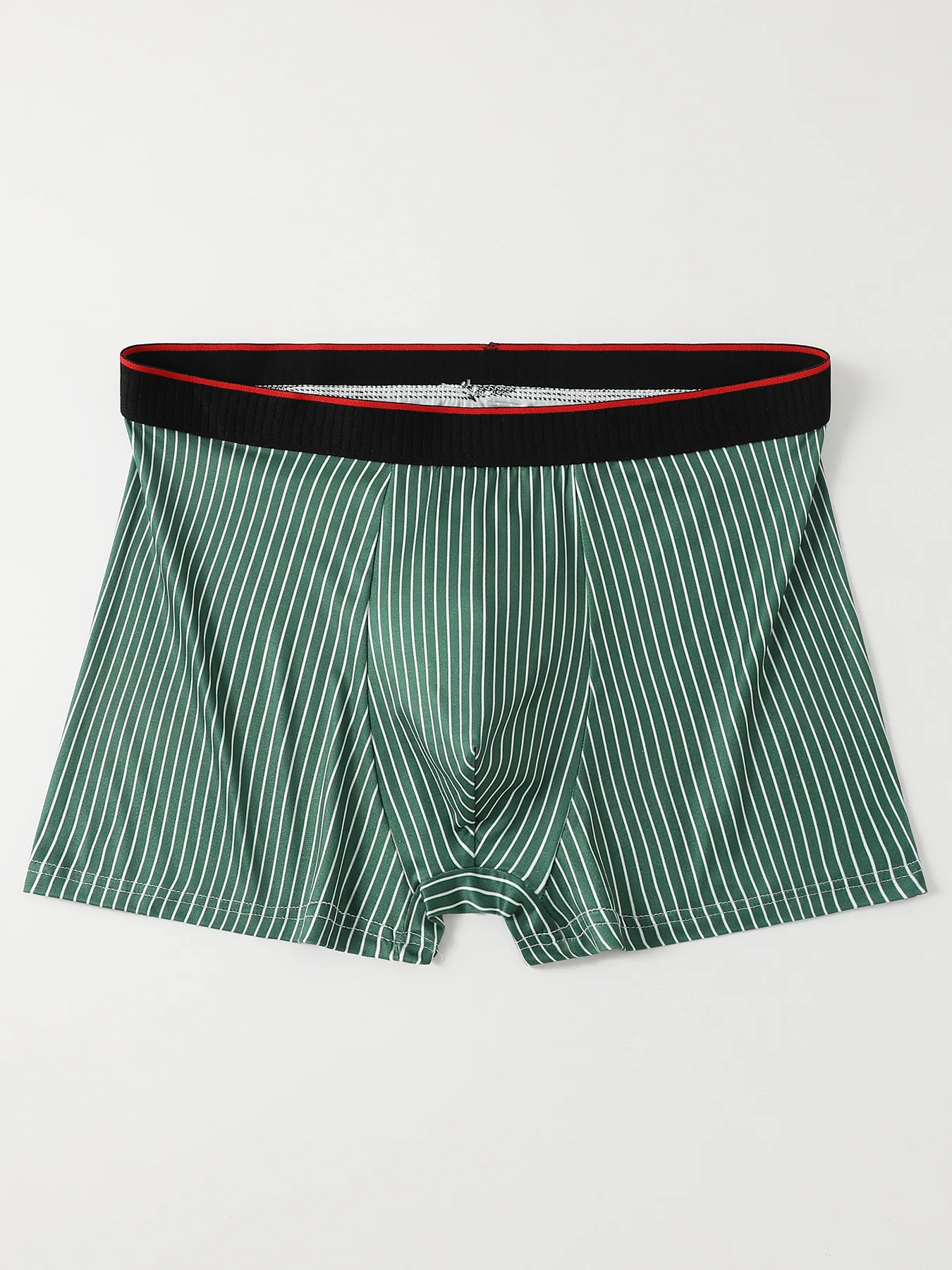 5PCS Teenage Men's Underwear Fashion Stripes Boxer Shorts Close Fitting Shorts for Boys Comfortable Shorts for Youth 5