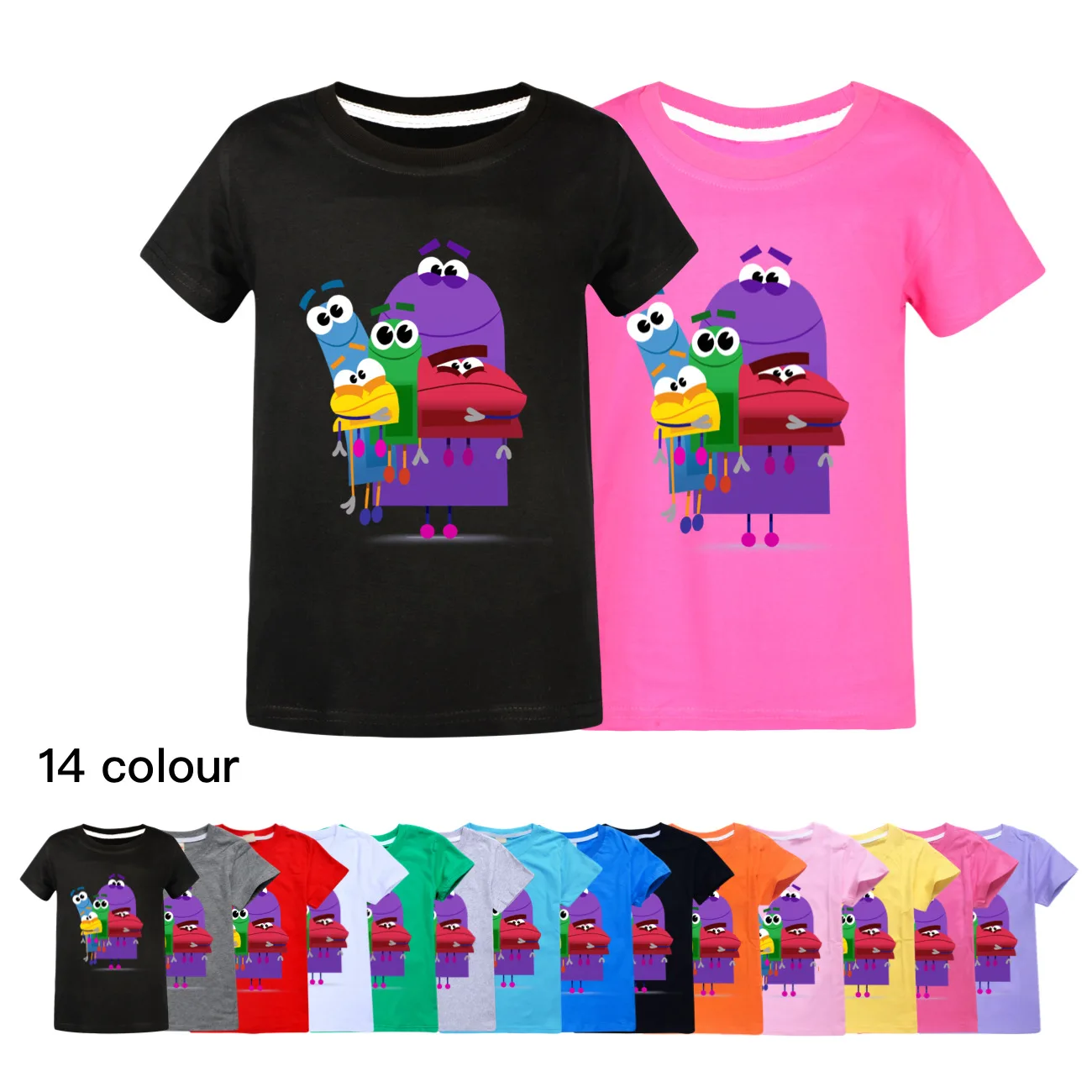 Kids Tshirt Game Storybots Boys Print Kids T Shirt Summer Cartoon Casual T-shirt Children Clothing Girls Tshirt Kawaii Tops2244