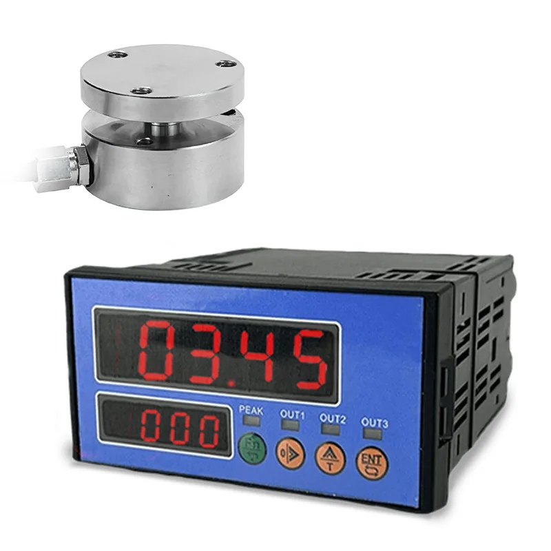 25mm Miniature Compression And Tension Sensor Load Cell +load Cell Indicator display 5KG 10kg 20kg 30kg - 1 Ton 2t Biosensor