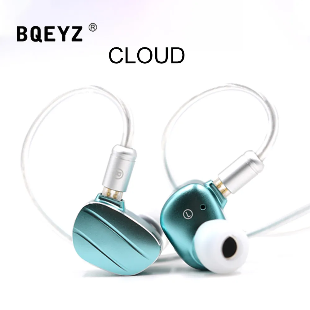 BQEYZ Cloud 10mm LCP Diaphragm Dynamic Driver +Passive Unit In-Ear Monitors Earphone Air-assisted Vibration Circulatlon System