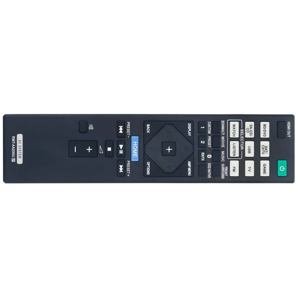 Mando a distancia de repuesto RMT-AA230U RMTAA230U, para Receptor AV Sony, STRDN1070, STR-DN1070