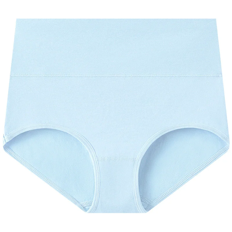 5 Stück Damen-Höschen mit hoher Taille, Baumwolle, Übergröße, Shaper, einfarbig, atmungsaktiv, Bauchunterstützung, Unterwäsche, sexy Dessous für Damen – Detail 11